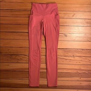 Women's Pink High-Waisted Pants